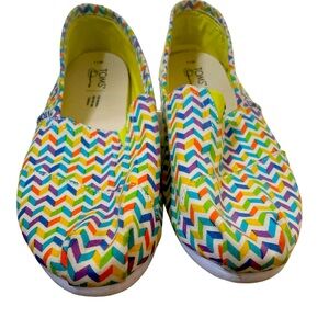 Toms colorful alpargatas slip ons